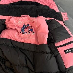 Moose Knuckles Pink and Black Jacket